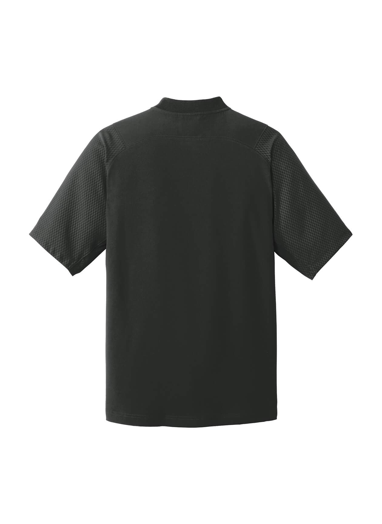 New Era Men's Cage Short-Sleeve Quarter-Zip Jacket - Black 3XL