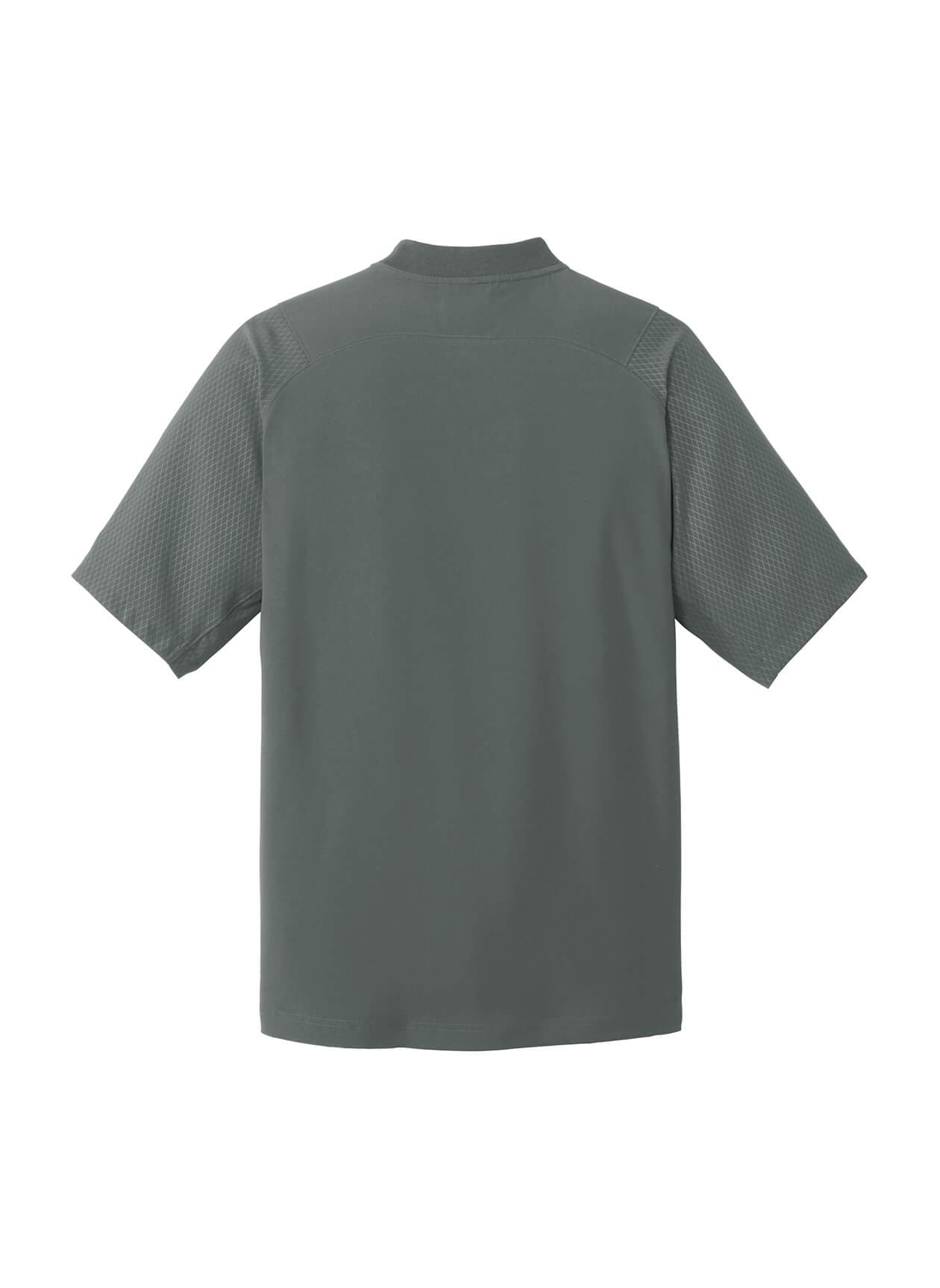 New Era Men's Cage Short-Sleeve Quarter-Zip Jacket - Dark Grey 3XL