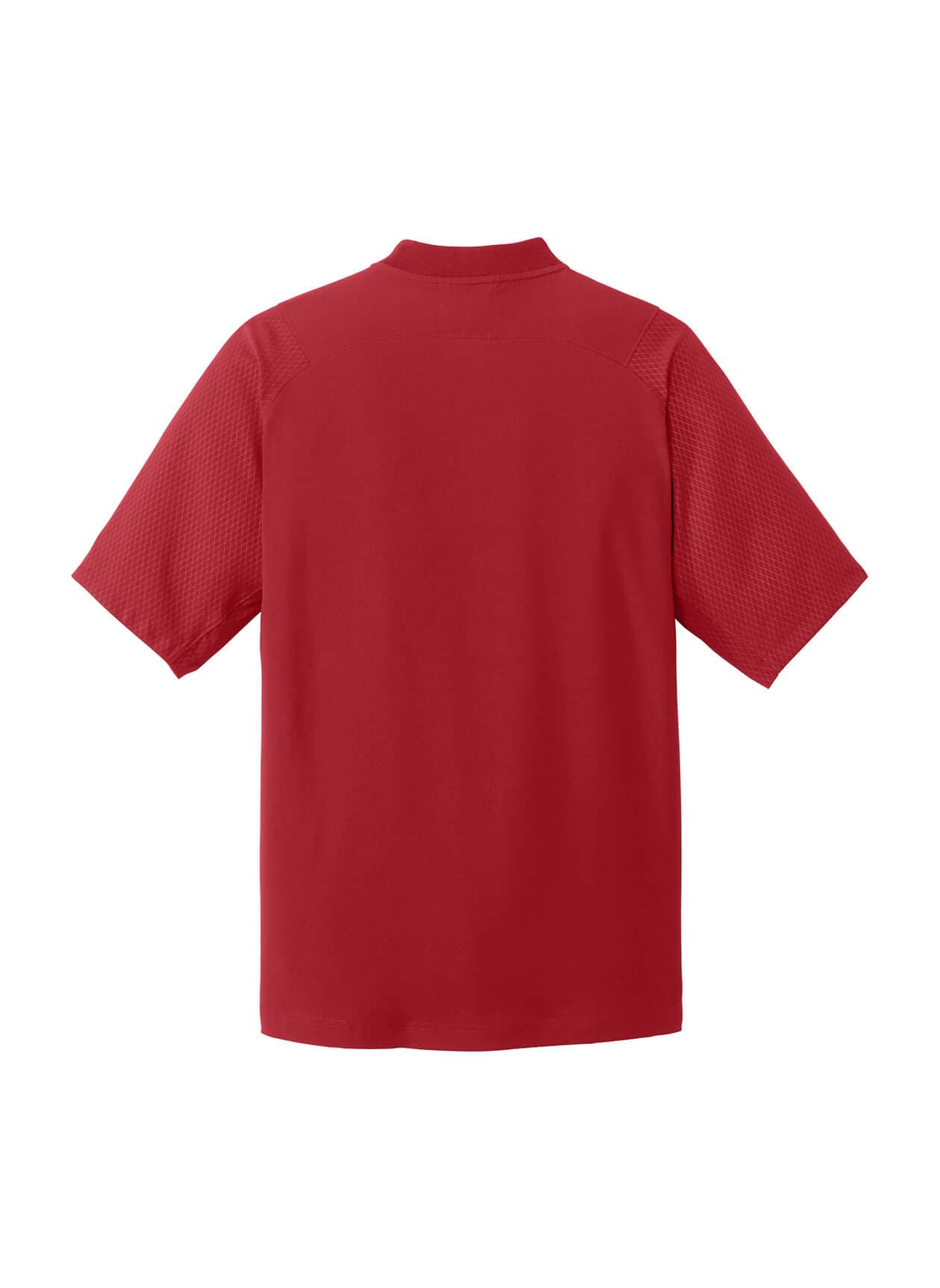 New Era Men's Cage Short-Sleeve Quarter-Zip Jacket - Red 3XL