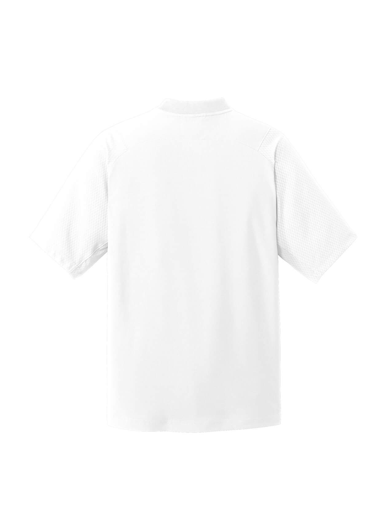 New Era Men's Cage Short-Sleeve Quarter-Zip Jacket - White 3XL