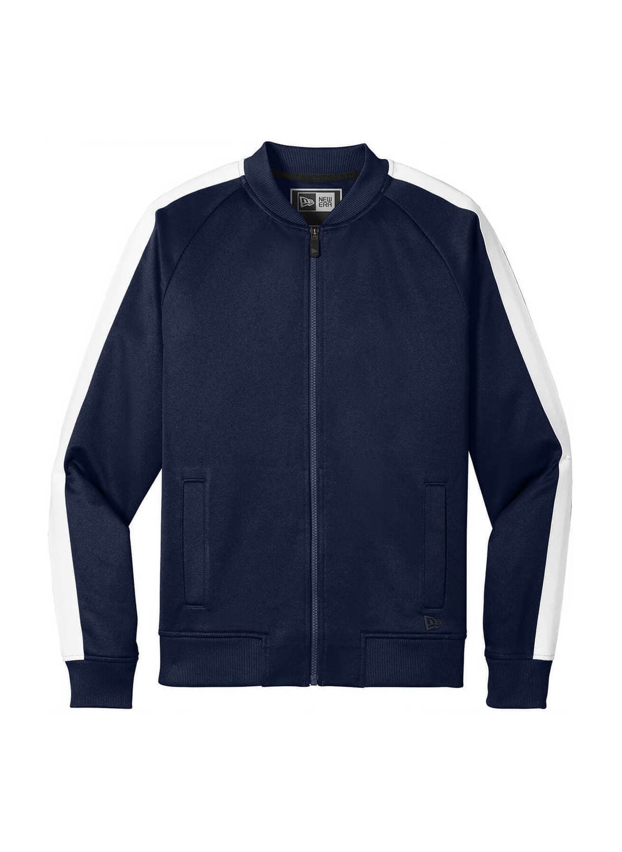 New Era Men's Track Jacket - Blue,White 3XL