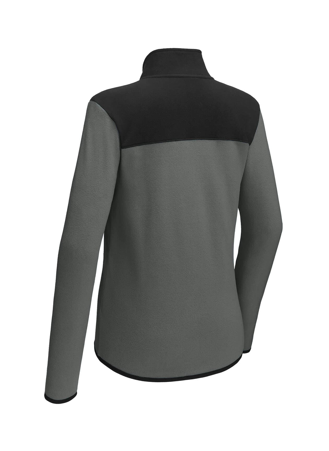 The North Face Women's Glacier Full-Zip Fleece Jacket - Asphalt Grey / TNF Black LG