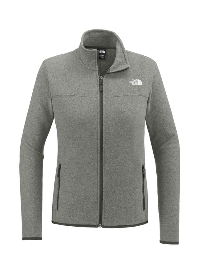 The North Face Women's Glacier Full-Zip Fleece Jacket - TNF Medium Grey Heather LG
