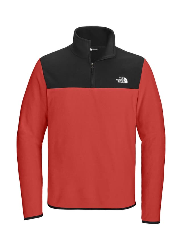 The North Face Men's Glacier 1/4-Zip Fleece - Red 3XL