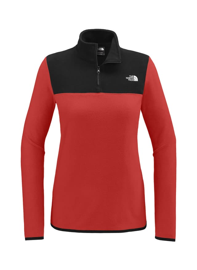The North Face Women's Glacier 1/4-Zip Fleece - Red LG