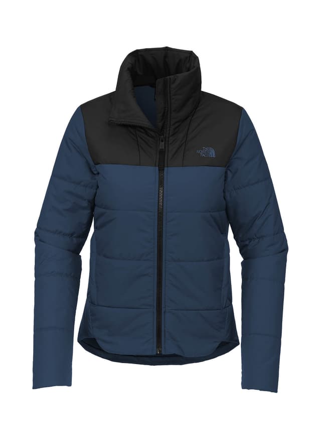 The North Face Women's Chest Logo Everyday Insulated Jacket - Navy LG