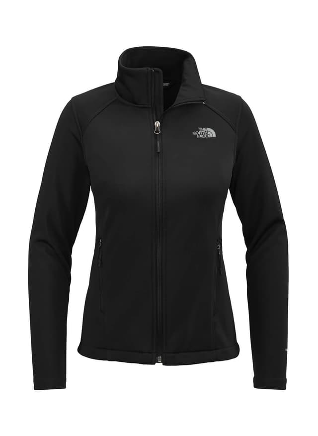 The North Face Women's Chest Logo Ridgewall Soft Shell Jacket - Black LG