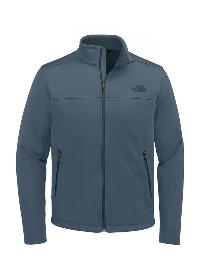 The North Face Men's Chest Logo Ridgewall Soft Shell Jacket - Shady Blue (BLU) 3XL