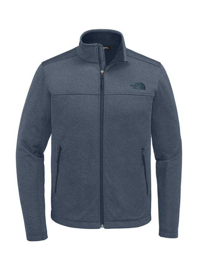 The North Face Men's Chest Logo Ridgewall Soft Shell Jacket - Urban Navy Heather 3XL