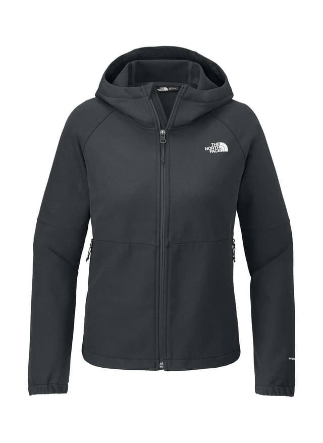 The North Face Women's Barr Lake Hooded Soft Shell Jacket - Dark Grey LG