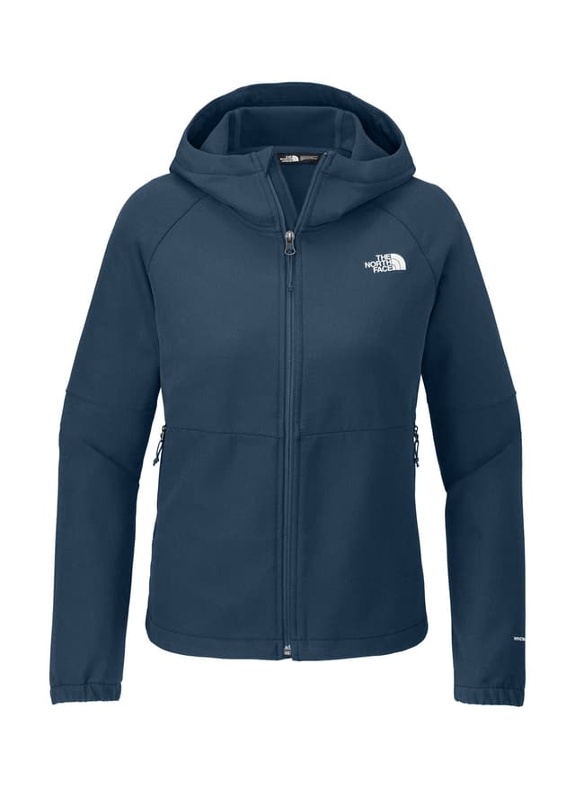 The North Face Women's Barr Lake Hooded Soft Shell Jacket - Navy LG