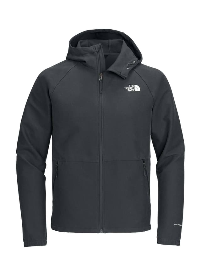 The North Face Men's Barr Lake Hooded Soft Shell Jacket - Dark Grey 3XL