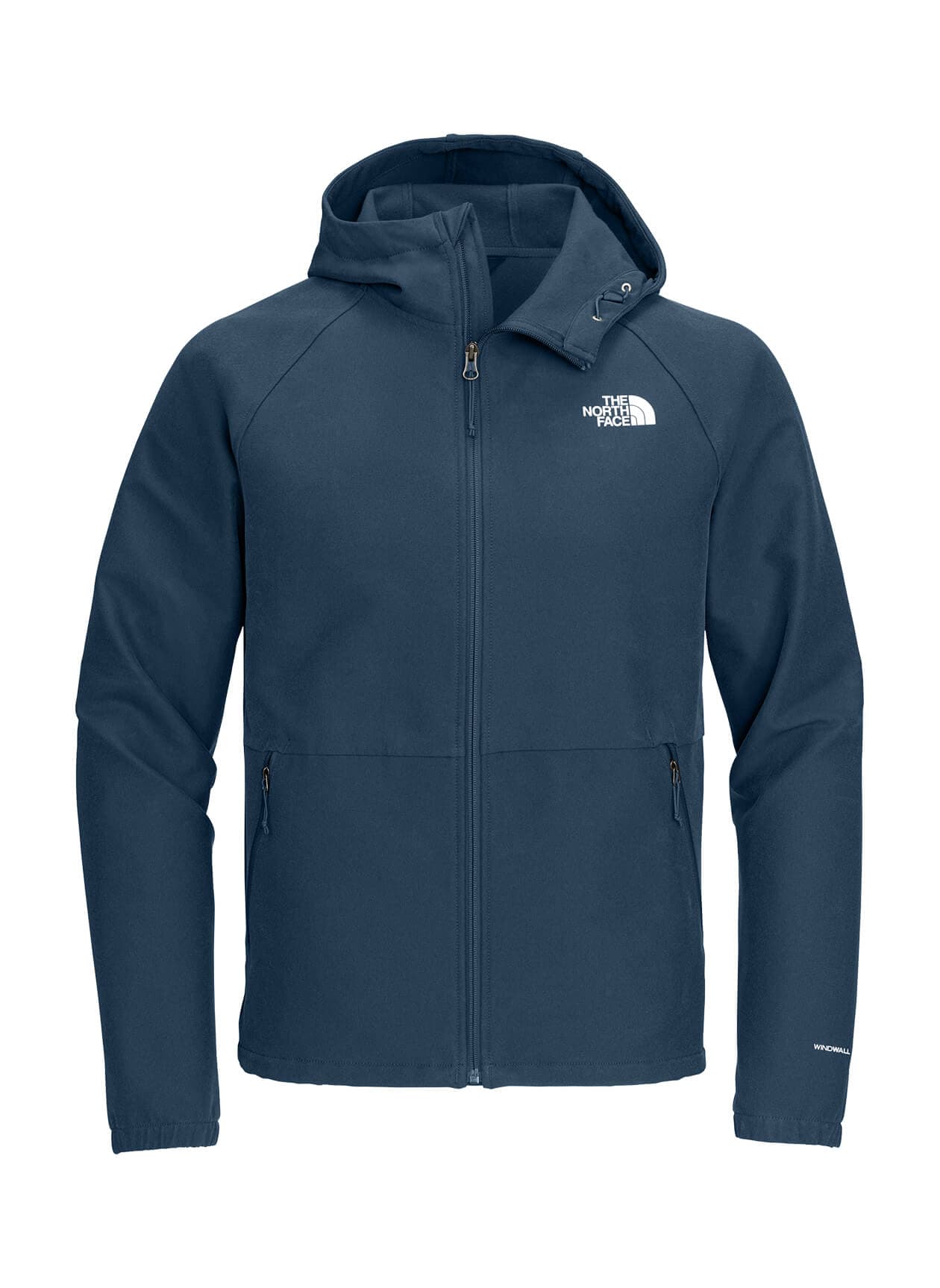 The North Face Men's Barr Lake Hooded Soft Shell Jacket - Navy 3XL