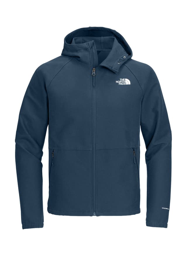 The North Face Men's Barr Lake Hooded Soft Shell Jacket - Navy 3XL