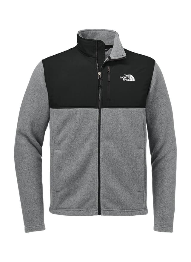 The North Face Men's Highest Peak Full-Zip Fleece Jacket - Light Grey 3XL