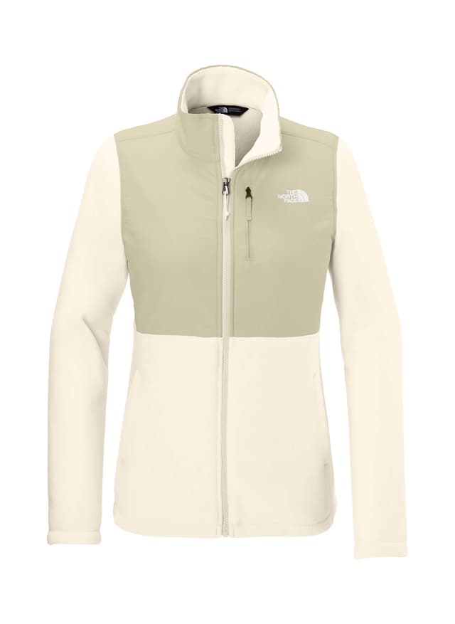 The North Face Women's Highest Peak Full-Zip Fleece Jacket - White LG