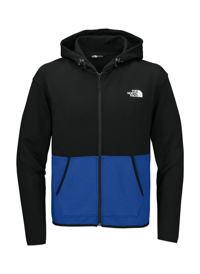 The North Face Men's Double-Knit Full-Zip Hoodie - Blue 3XL
