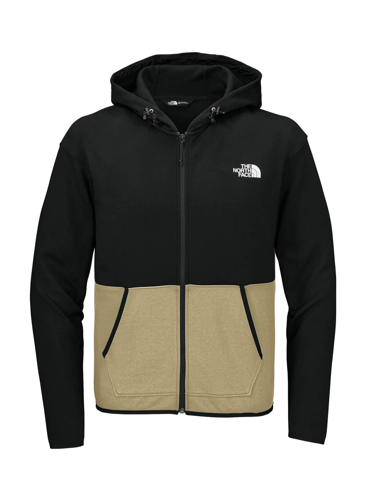 The North Face Men's Double-Knit Full-Zip Hoodie - Brown 3XL