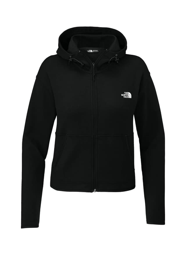 The North Face Women's Double-Knit Full-Zip Hoodie - Black LG