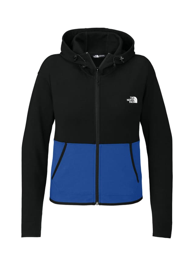 The North Face Women's Double-Knit Full-Zip Hoodie - Blue LG