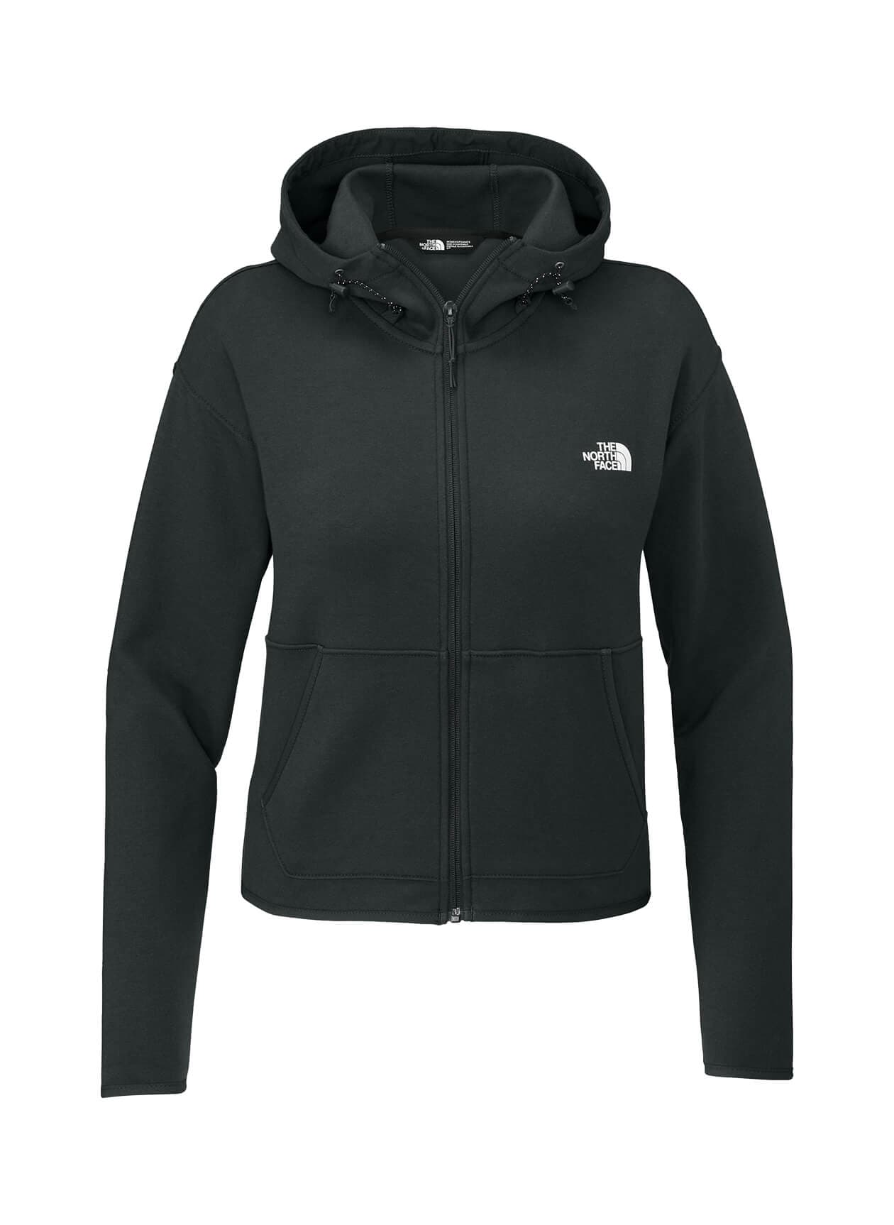 The North Face Women's Double-Knit Full-Zip Hoodie - Dark Grey LG