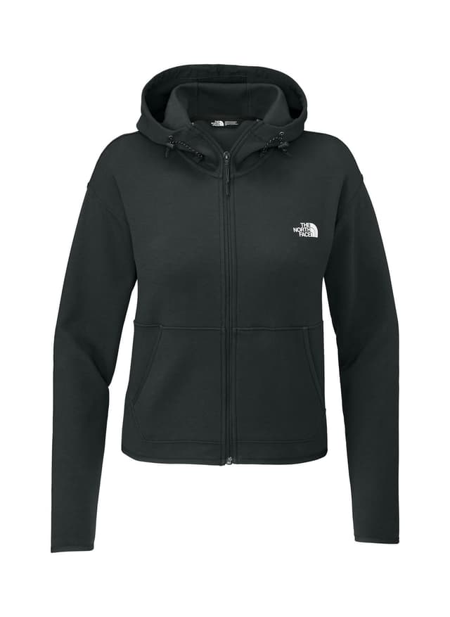 The North Face Women's Double-Knit Full-Zip Hoodie - Dark Grey LG