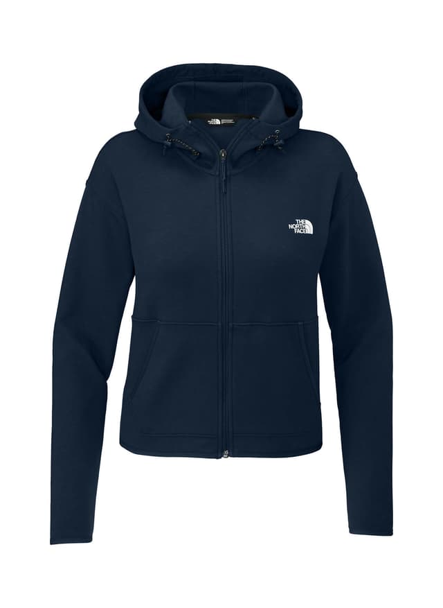The North Face Women's Double-Knit Full-Zip Hoodie - Navy LG