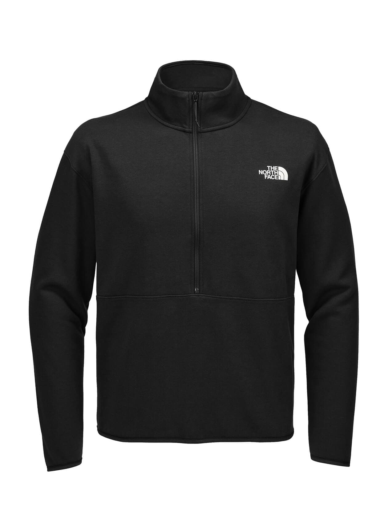 The North Face Men's Double-Knit 1/2-Zip Fleece - Black 3XL