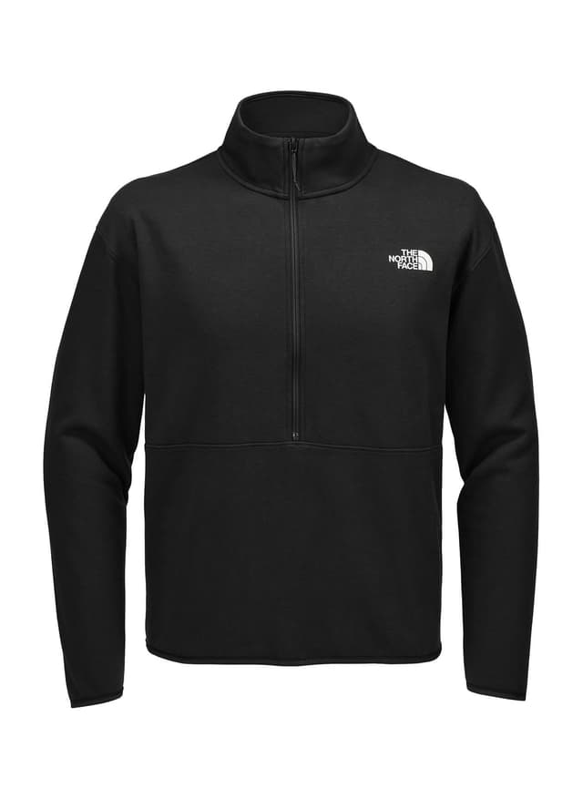 The North Face Men's Double-Knit 1/2-Zip Fleece - Black 3XL