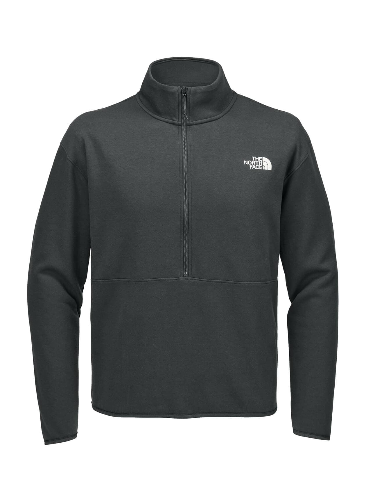 The North Face Men's Double-Knit 1/2-Zip Fleece - Dark Grey 3XL