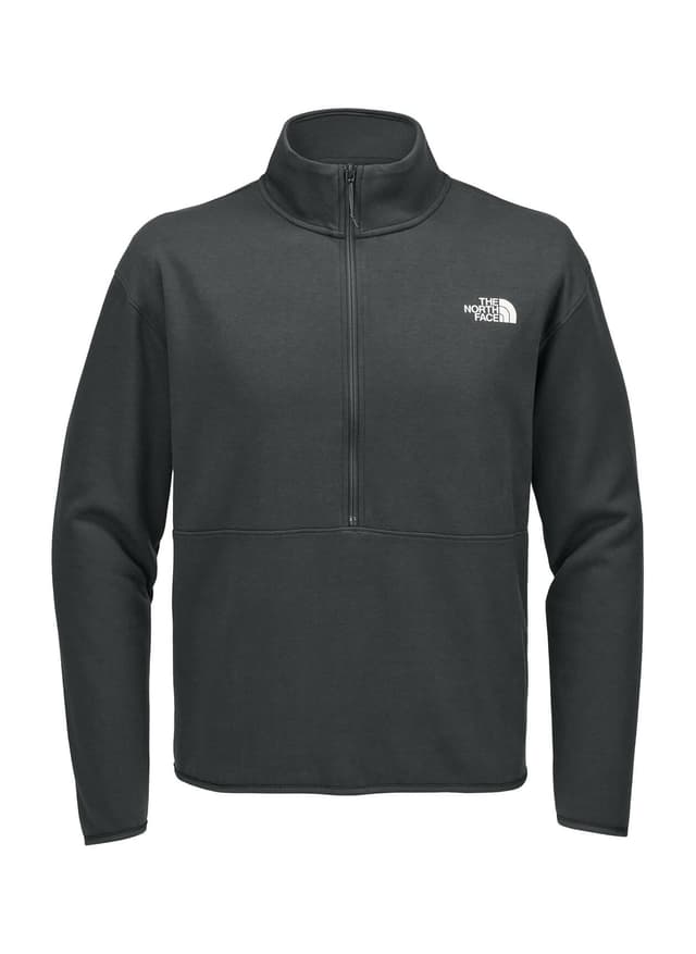 The North Face Men's Double-Knit 1/2-Zip Fleece - Dark Grey 3XL
