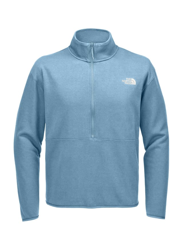 The North Face Men's Double-Knit 1/2-Zip Fleece - Cyan 3XL