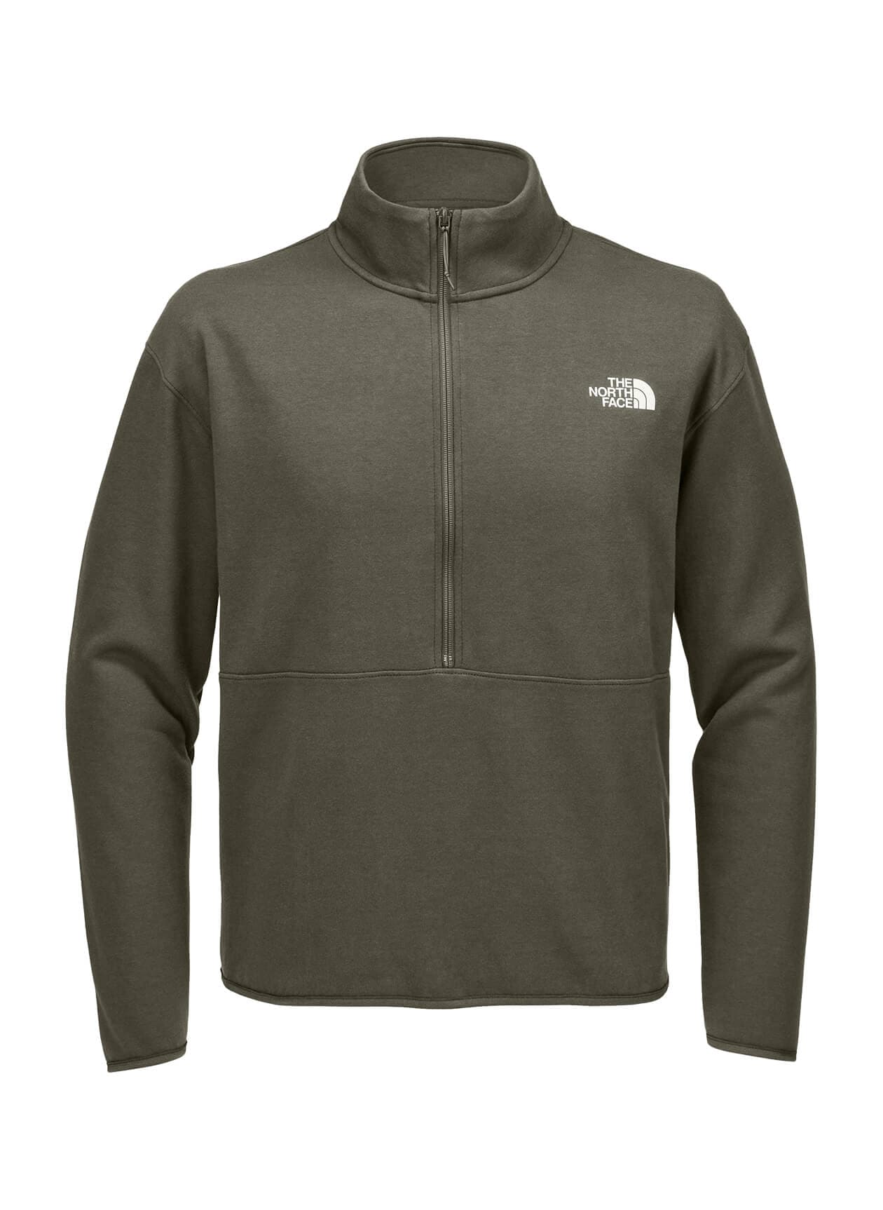 The North Face Men's Double-Knit 1/2-Zip Fleece - Green 3XL
