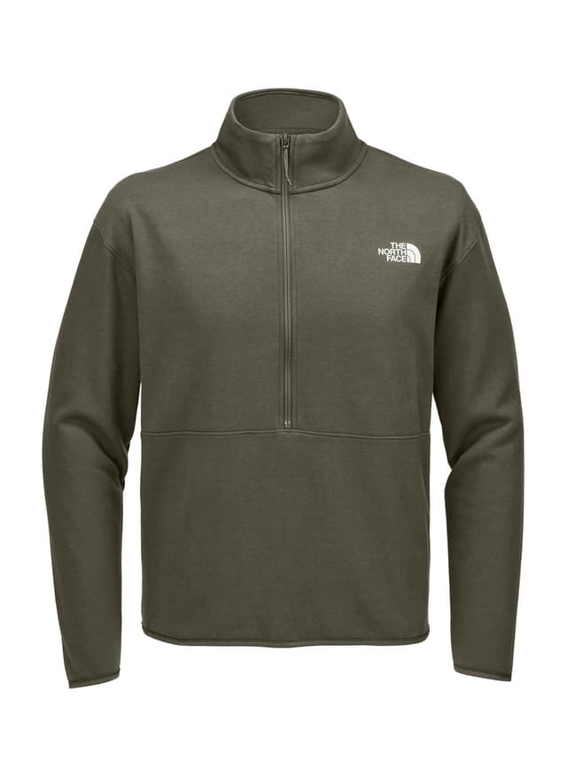 The North Face Men's Double-Knit 1/2-Zip Fleece - Green 3XL