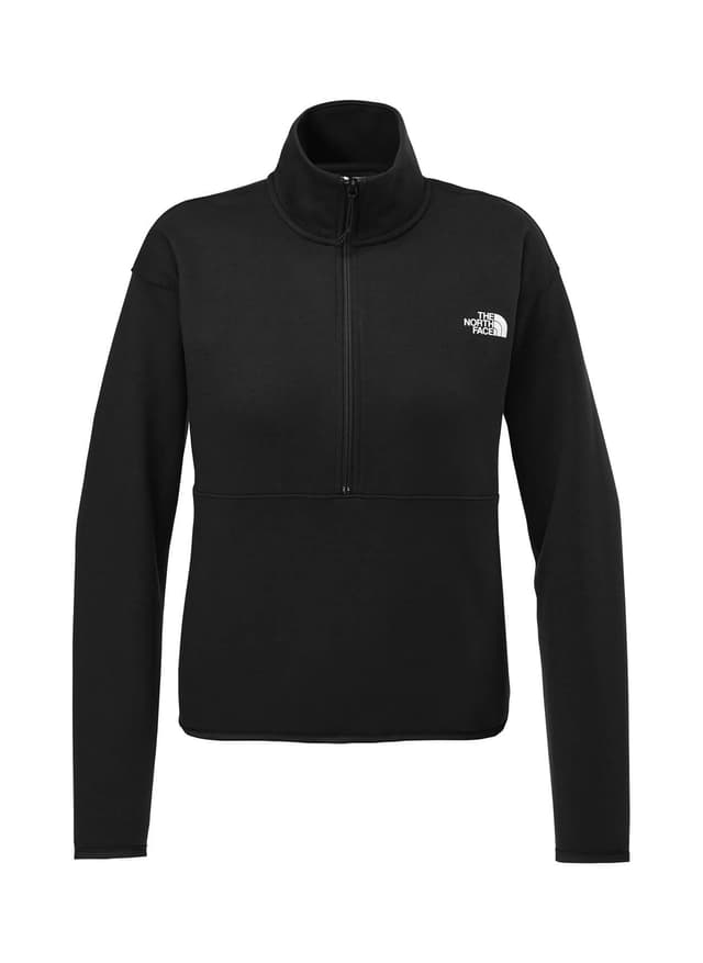The North Face Women's Double-Knit 1/2-Zip Fleece - Black LG