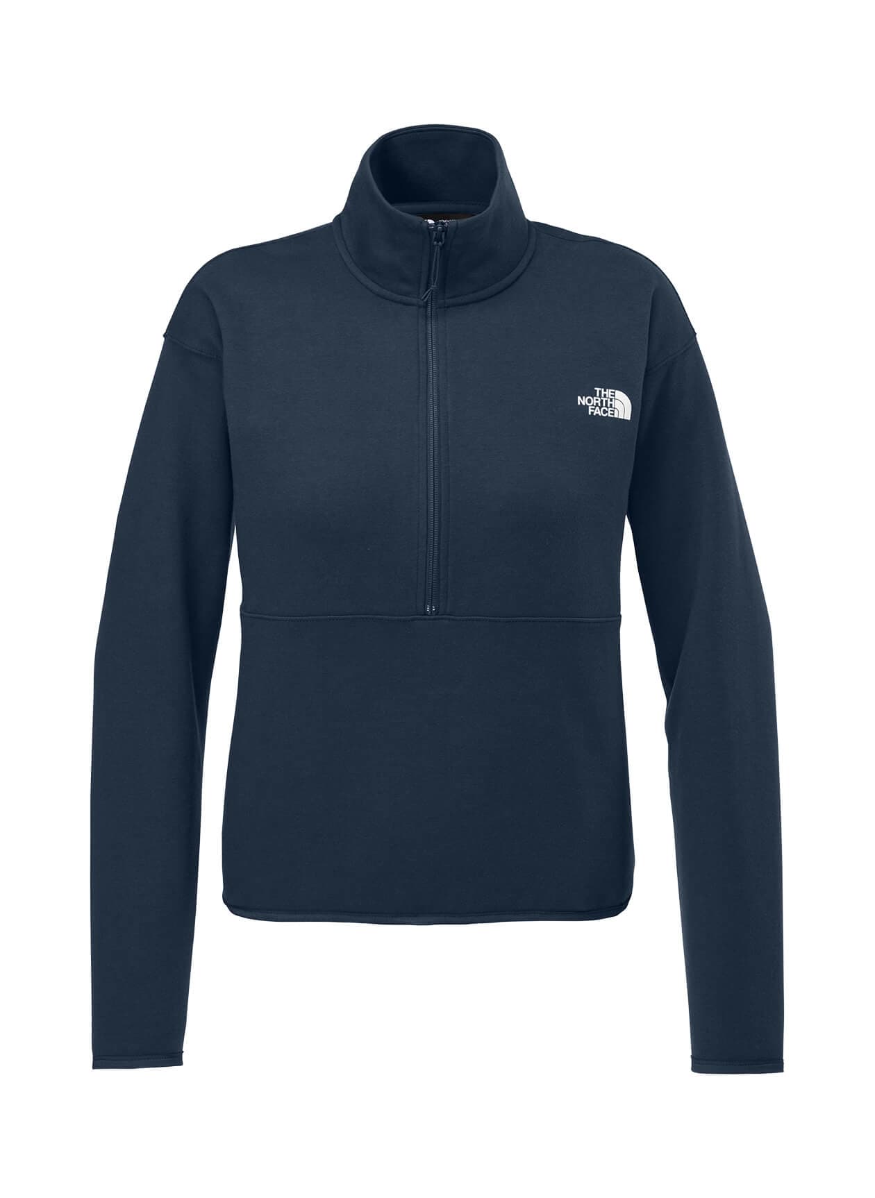 The North Face Women's Double-Knit 1/2-Zip Fleece - Navy LG