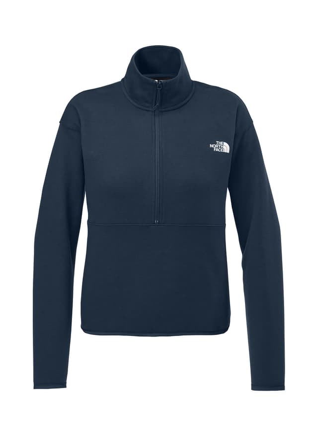 The North Face Women's Double-Knit 1/2-Zip Fleece - Navy LG