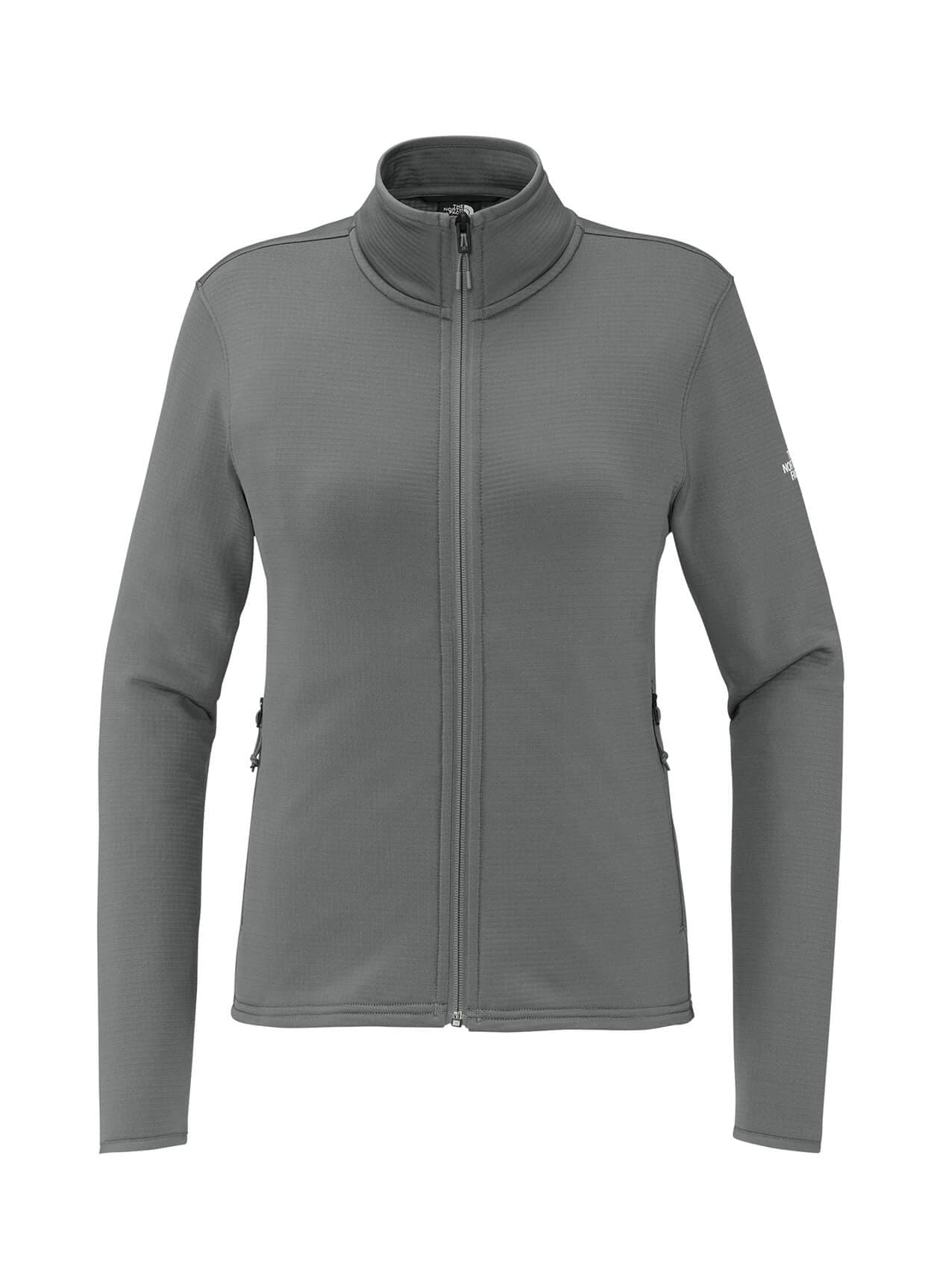 The North Face Women's Aim Full-Zip Fleece Jacket - Dark Grey LG