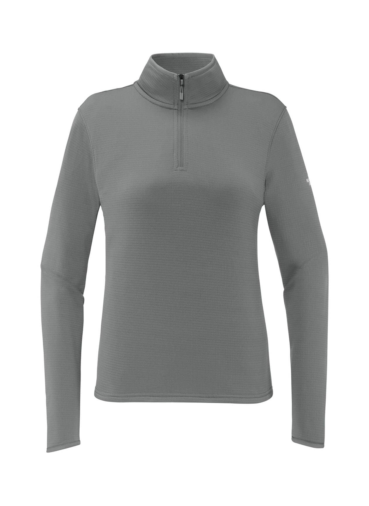 The North Face Women's Aim Quarter-Zip Fleece - Smoked Pearl Grey LG