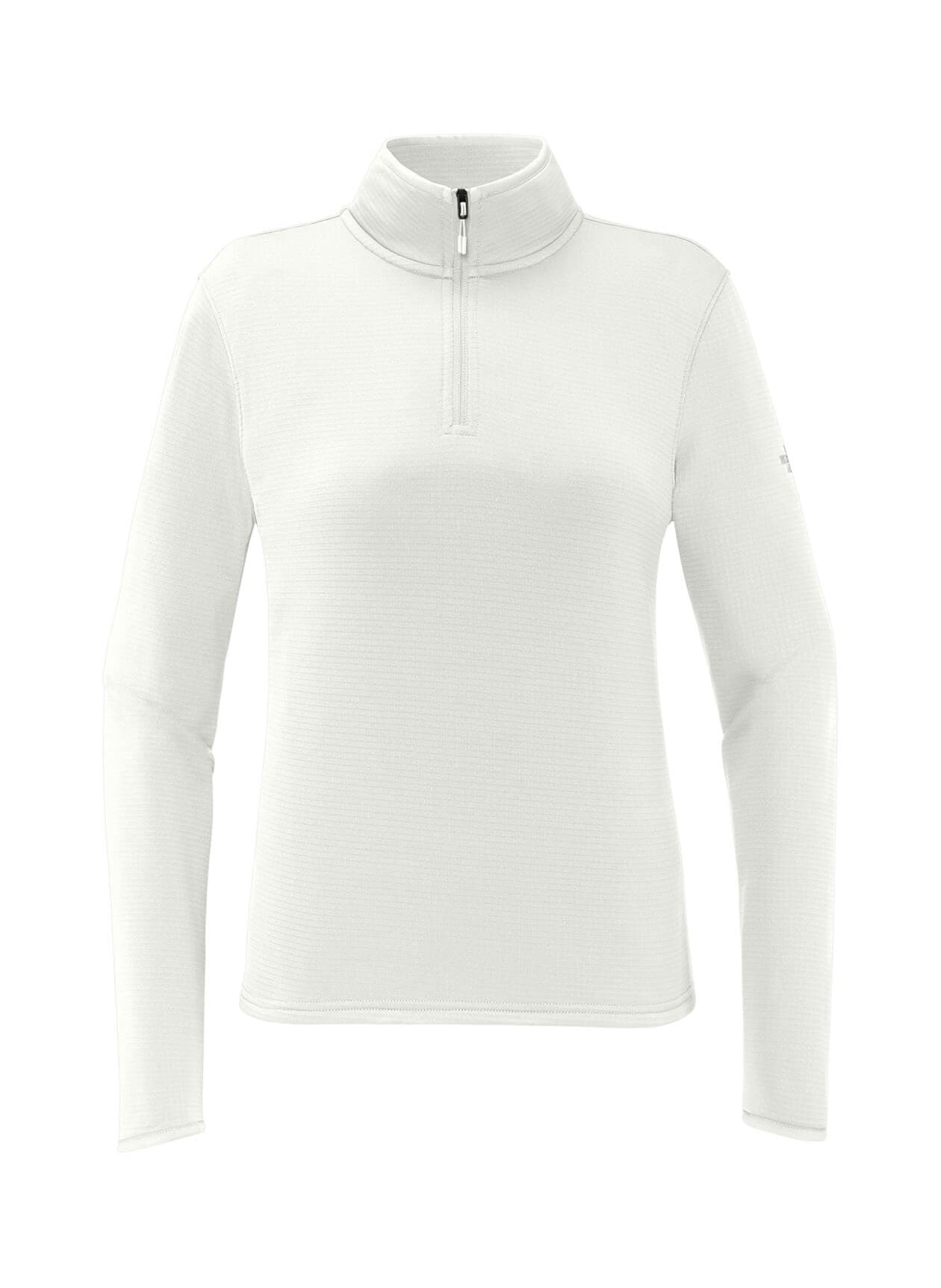 The North Face Women's Aim Quarter-Zip Fleece - White LG