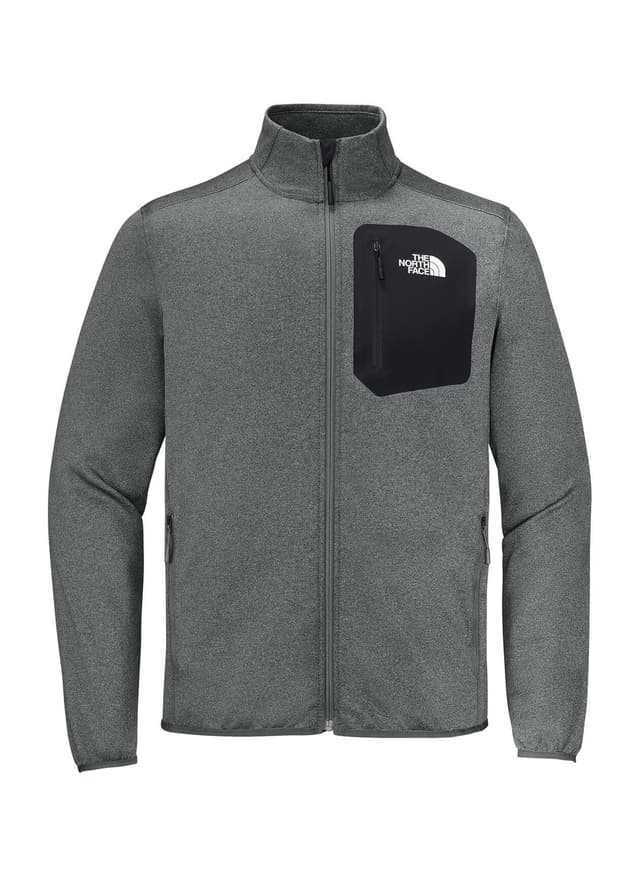 The North Face Men's Dove Creek Full-Zip Fleece Jacket - Dark Grey 3XL