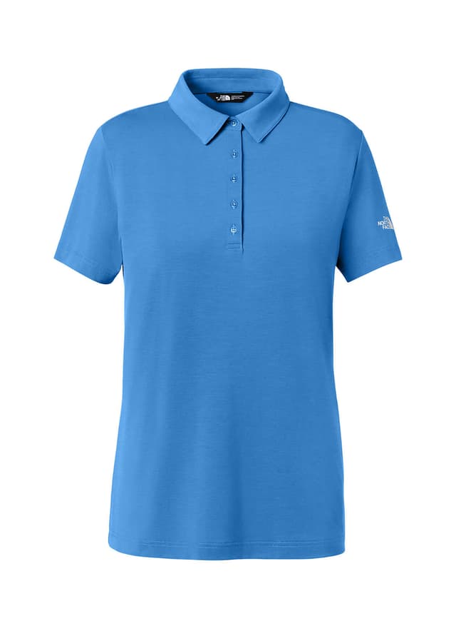 The North Face Women's Canyon Crest Polo - Cyan LG