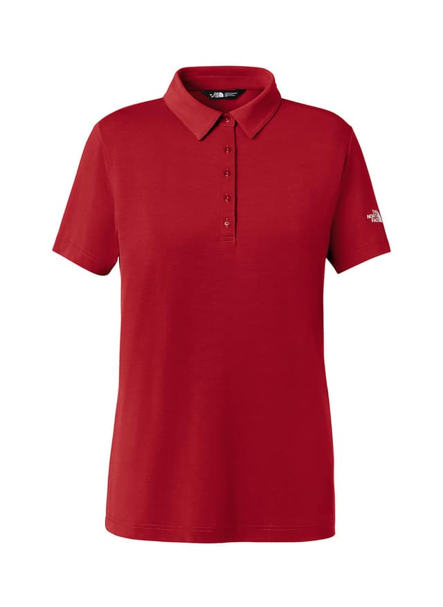 The North Face Women's Canyon Crest Polo - Red LG