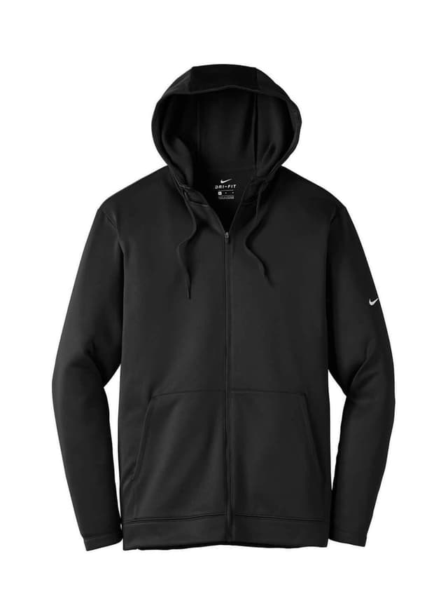 Nike Men's Therma-FIT Full-Zip Fleece Hoodie - Black 3XL