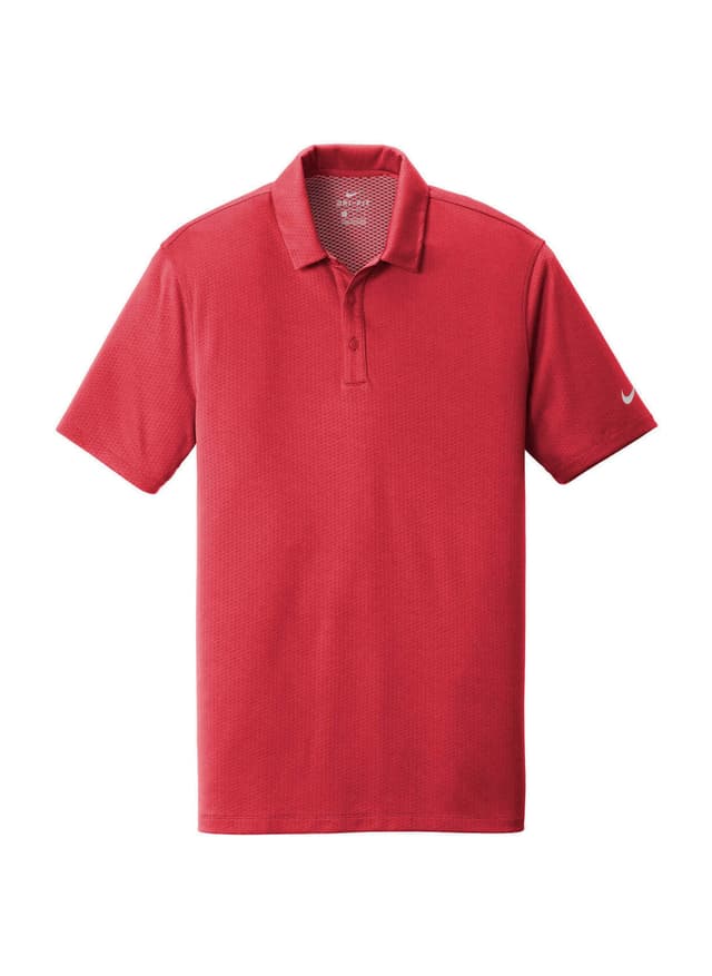 Nike Men's Dri-FIT Hex Textured Polo - Red 3XL
