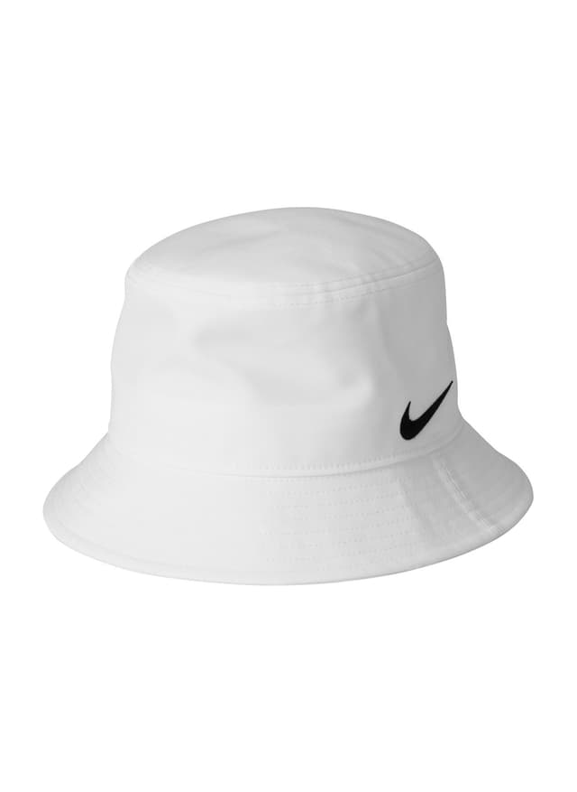 Nike Swoosh Bucket Hat - White LG