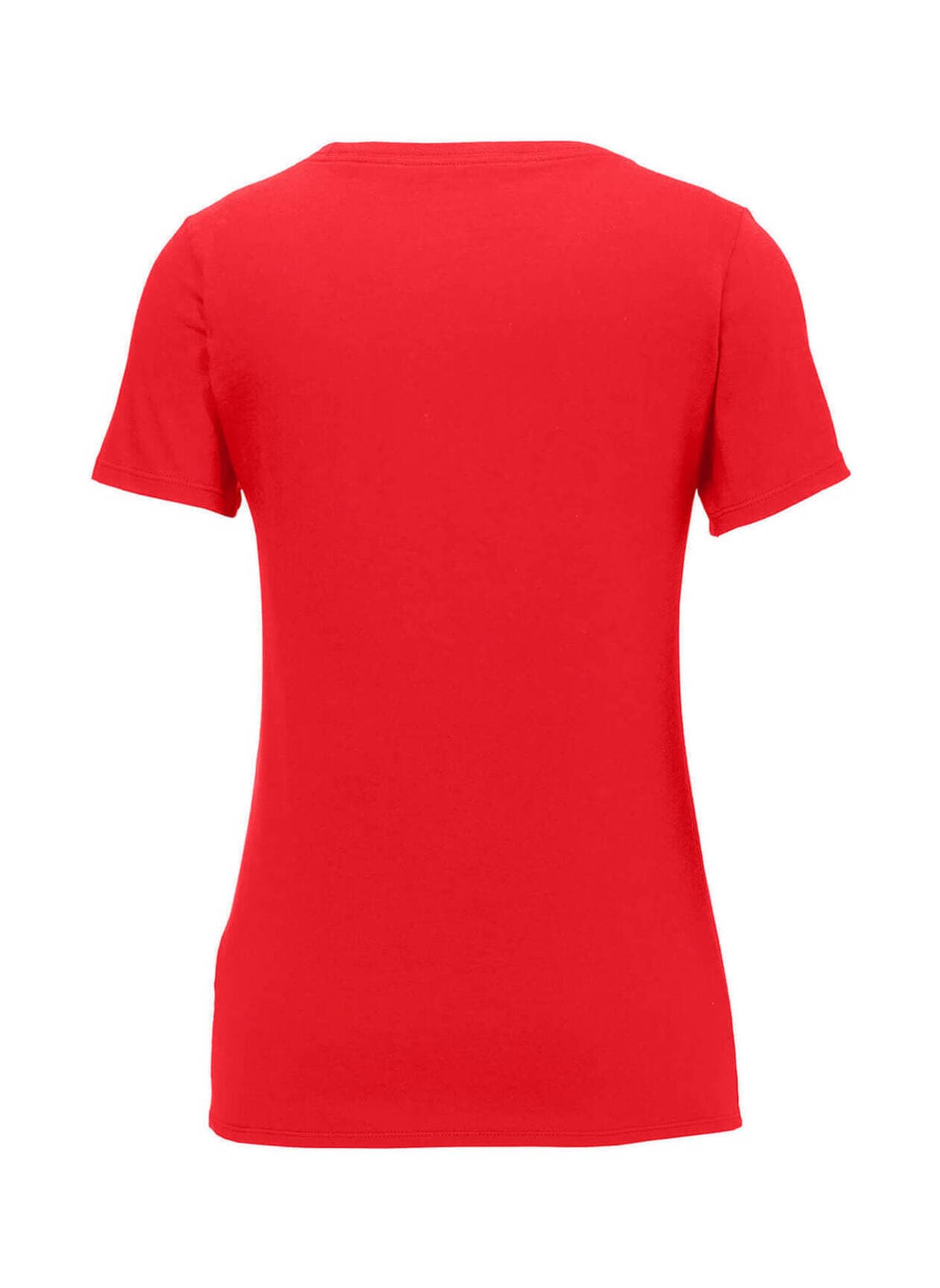 Nike Women's Core Cotton Scoop Neck T-Shirt - University Red (UNI) LG