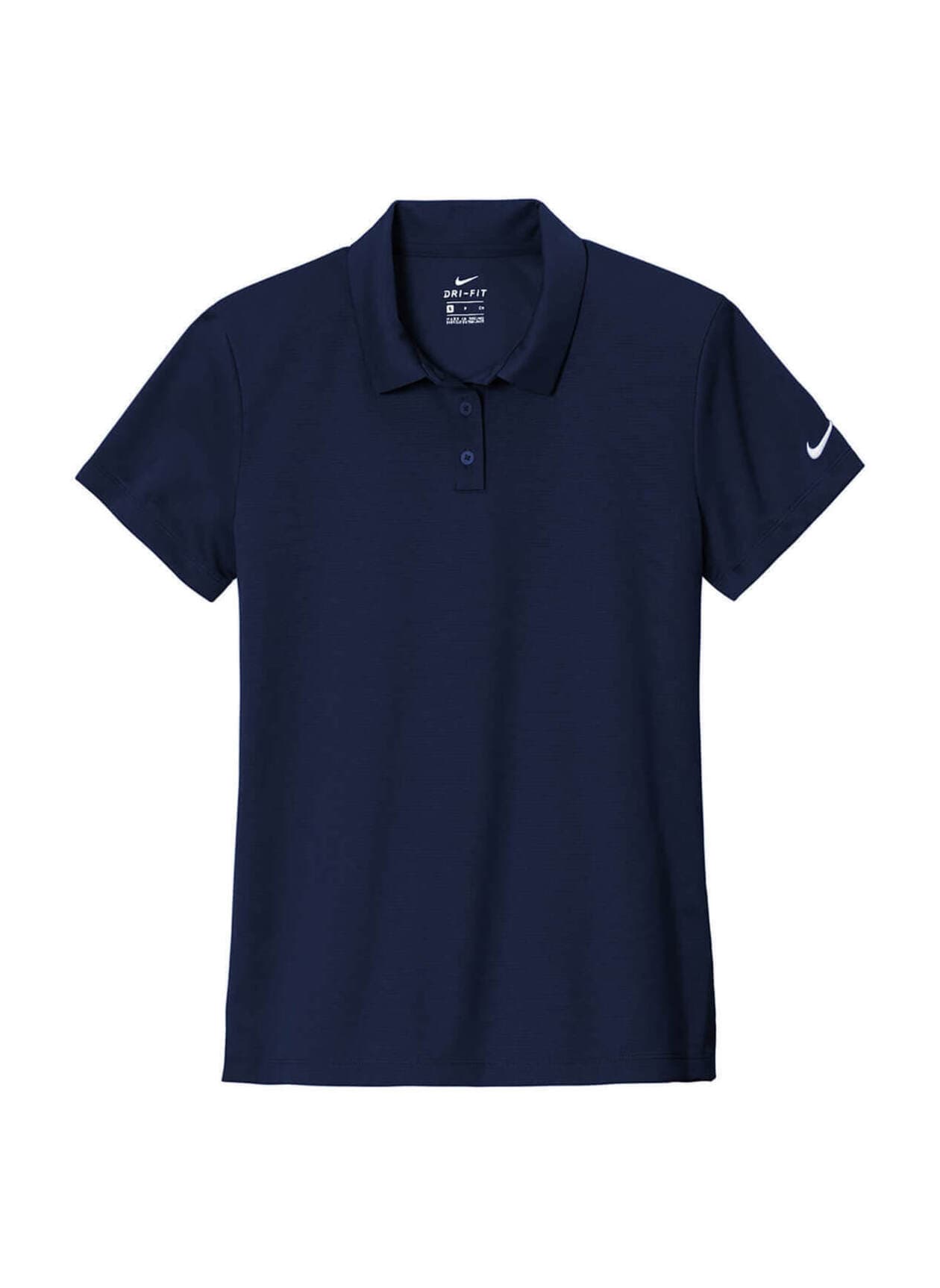 Nike Women's Dry Essential Solid Polo - Navy LG