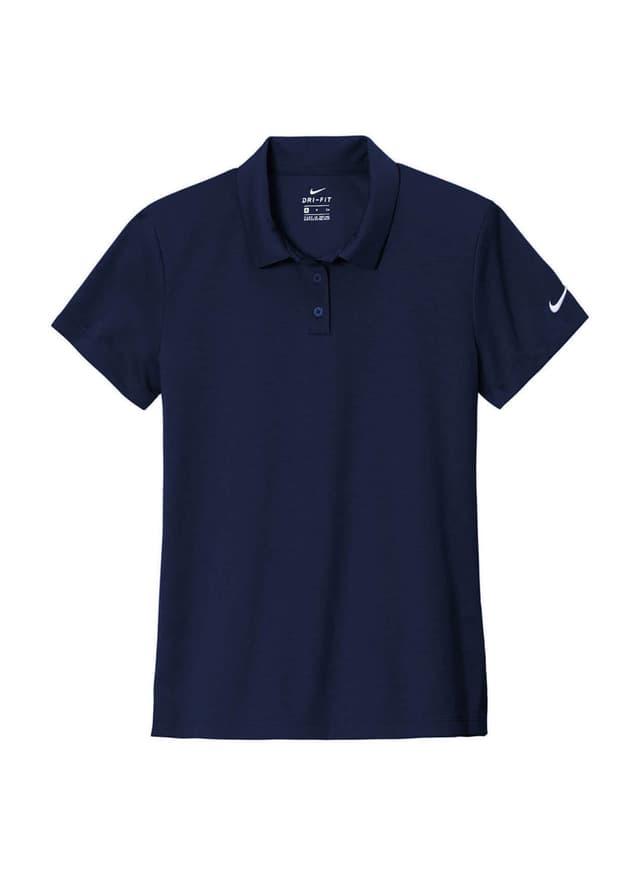 Nike Women's Dry Essential Solid Polo - Navy LG