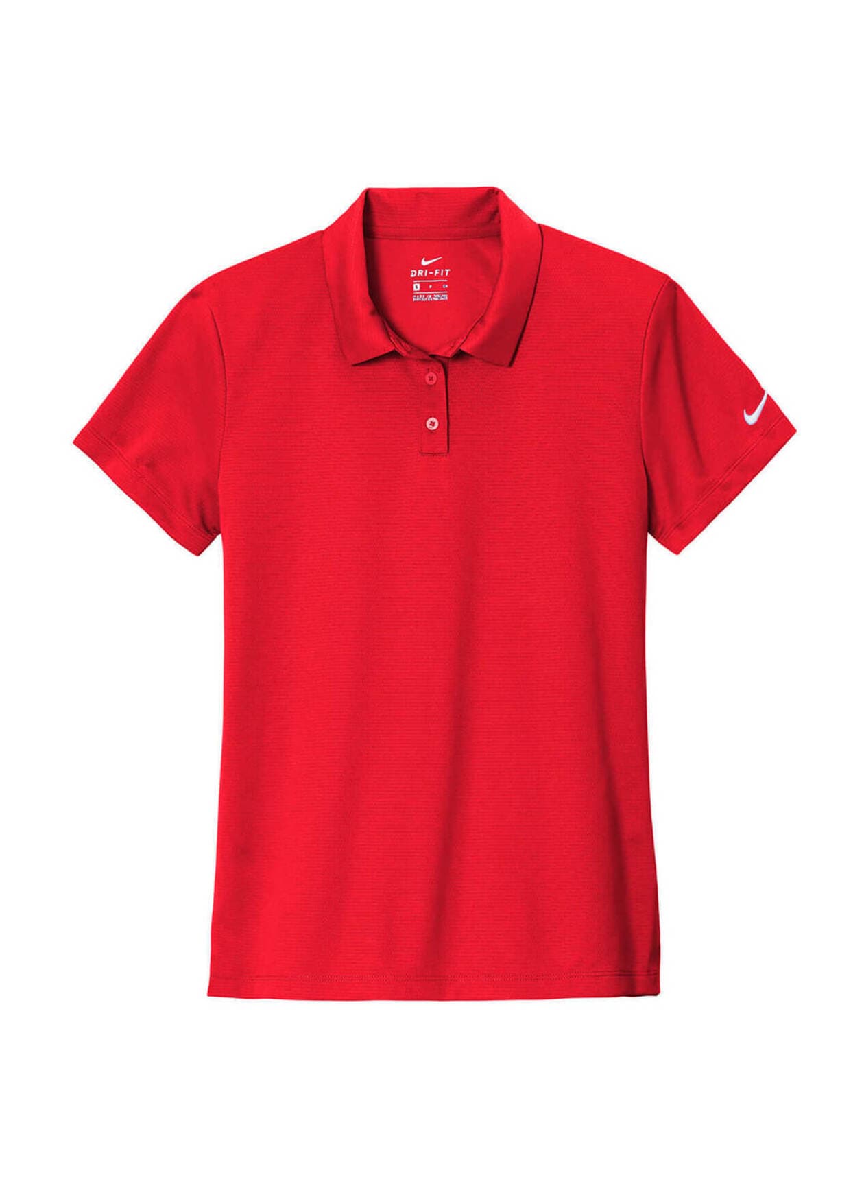 Nike Women's Dry Essential Solid Polo - Red LG